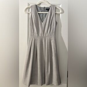 J.Crew Pleated Dress in Italian Woool